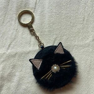 Kate Spade New York Black Cat Keychain